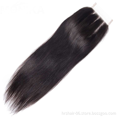 Wholesale Cuticle Aligned Raw Hair 100% Unprocessed Mink Virgin Straight Hair Brazillian Hair Bundles With Closure